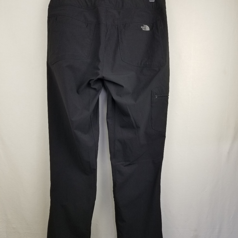 New The North Face Black Outdoor Tab Hem Hiking Activewear Pants Size 4 - Picture 11 of 14